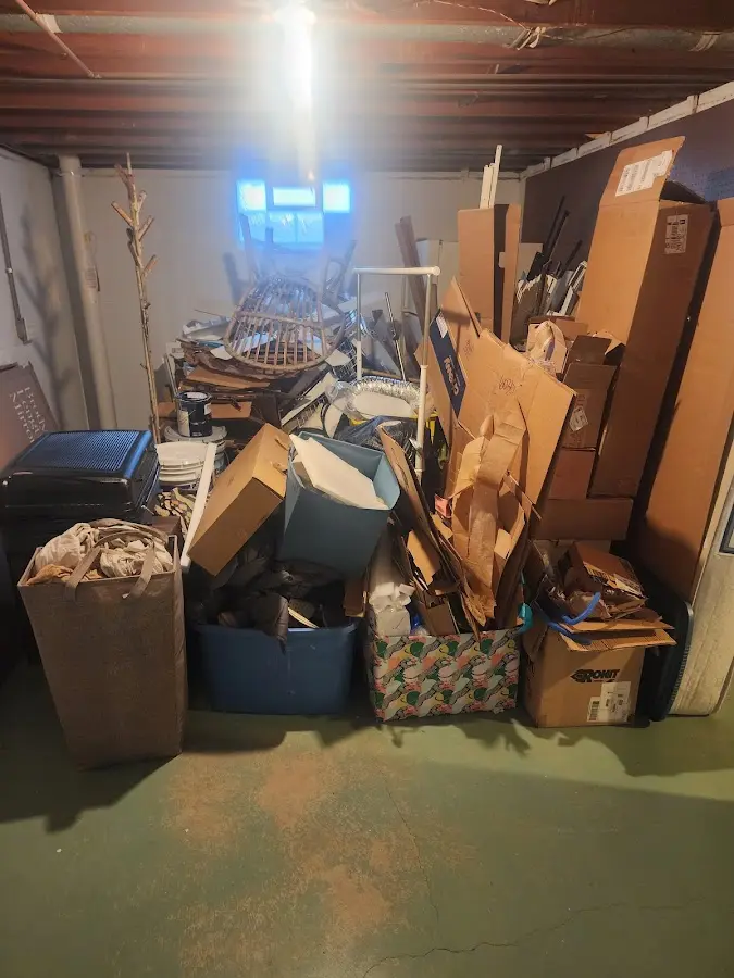 Roll-off dumpster container at job site for Concrete Dumpster Rental in Castle Pines Village